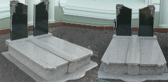 Подвійні пам'ятники з граніту